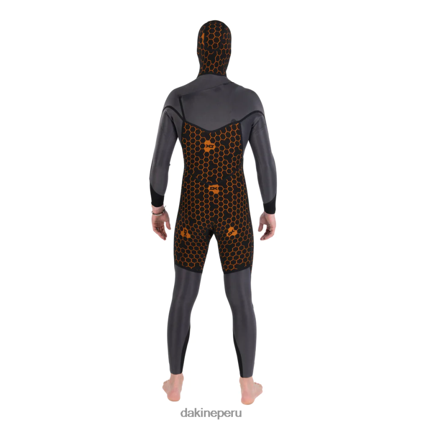 Dakine hombres traje de neopreno con capucha y cremallera en el pecho cyclone 5/4 mm ropa D288F6125