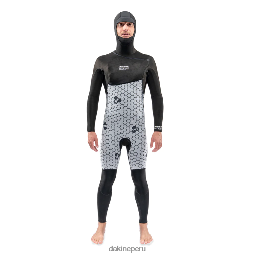 Dakine hombres traje de neopreno con capucha y cremallera en el pecho de misión 6/5/4 mm ropa D288F693