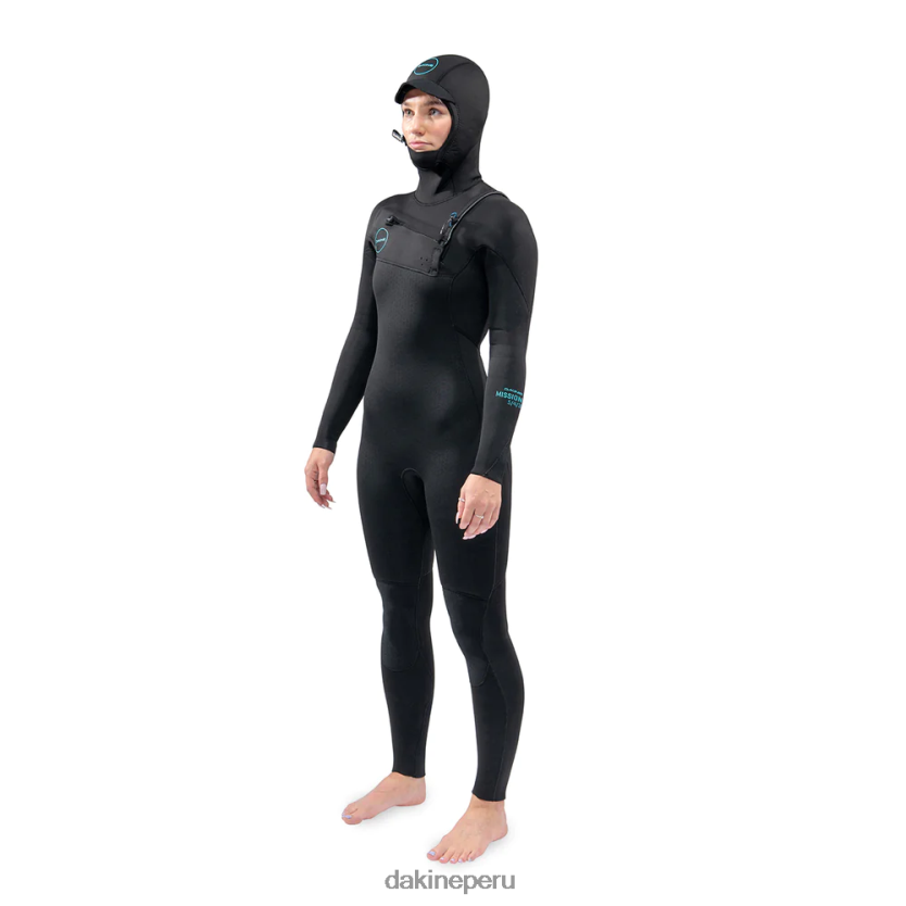 Dakine mujer traje de neopreno con capucha y cremallera en el pecho de misión 6/5/4 mm ropa D288F6745